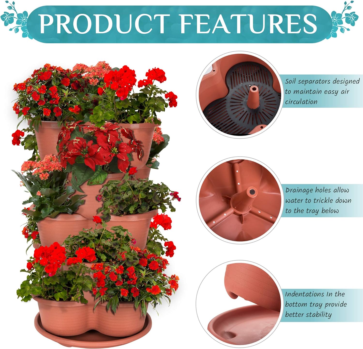 Mesa de jardín plegable